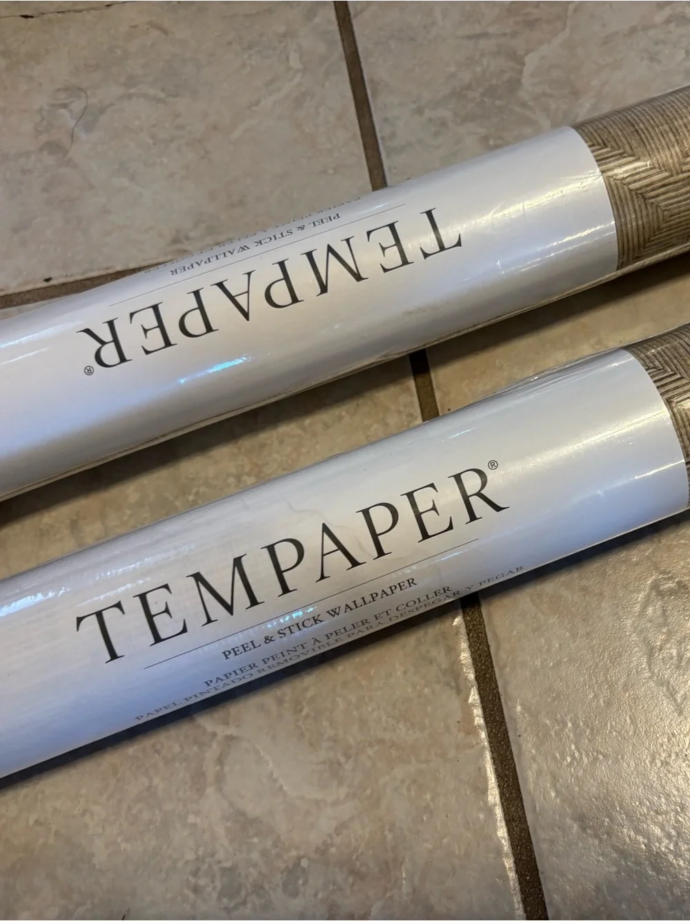 Peel and Stick Hoffmann Faux Sisal Textured Wallpaper by Jeremiah Brent